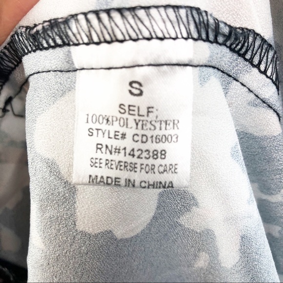 D214 Aiden high low floral wrap dress - Picture 7 of 7